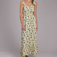 Roper Women's Ropers Print Maxi Sundress in White