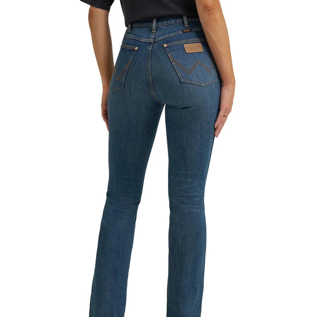 Wrangler x Lainey Wilson High Rise Boot Huggers in Boho Wash