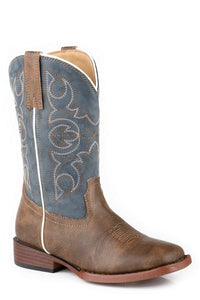 Roper Boy's Ainsley Navy Western Boot