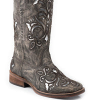 Roper Women's Belle 12" Boot in Distressed Brown