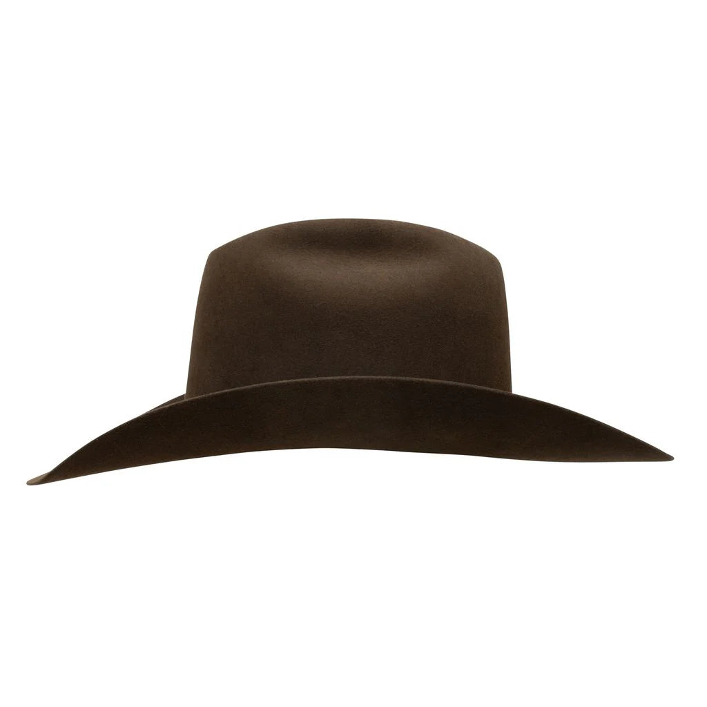 George Straight by Resistol Cedar Trail 6X Felt Hat in Chocolate