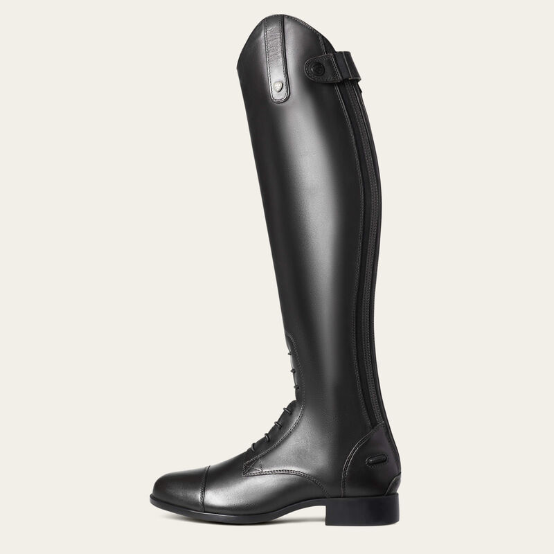 Ariat Women's Heritage Contour II Field Zip Tall Riding Boot in Black