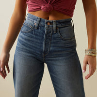 Ariat Women’s Ultra High Rise Tomboy Wide Leg Jean in Moana