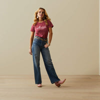 Ariat Women’s Ultra High Rise Tomboy Wide Leg Jean in Moana