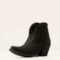 Ariat Women's Distressed Black Suede Layla Bootie