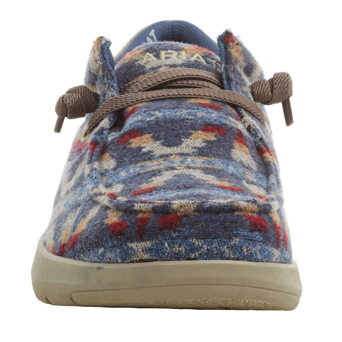 Ariat Men's Hilo Stretch Lace Blue Aztec Wooly Casual Shoe
