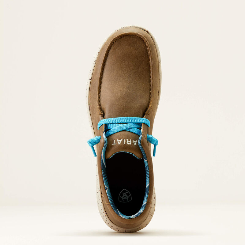 Ariat Men's Hilo Casual Shoe in Brown Bomber/ Blue