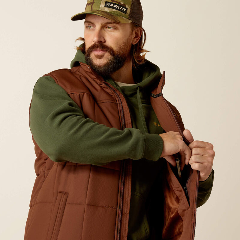 Ariat Men's Crius Insulated Vest in Potting Soil