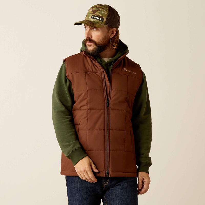 Ariat Men's Crius Insulated Vest in Potting Soil
