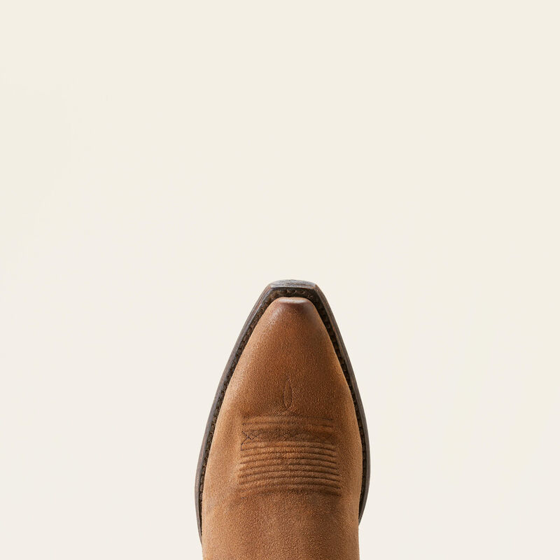 Ariat Women's Jukebox Western Boot in Dark Ginger Suede