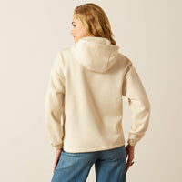 Ariat Women's Essential Logo Hoodie in Summer Sand (Available in Plus Sizes)