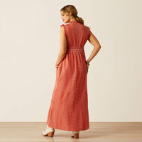 Ariat Women's Sunset State of Mind Dress in Chili