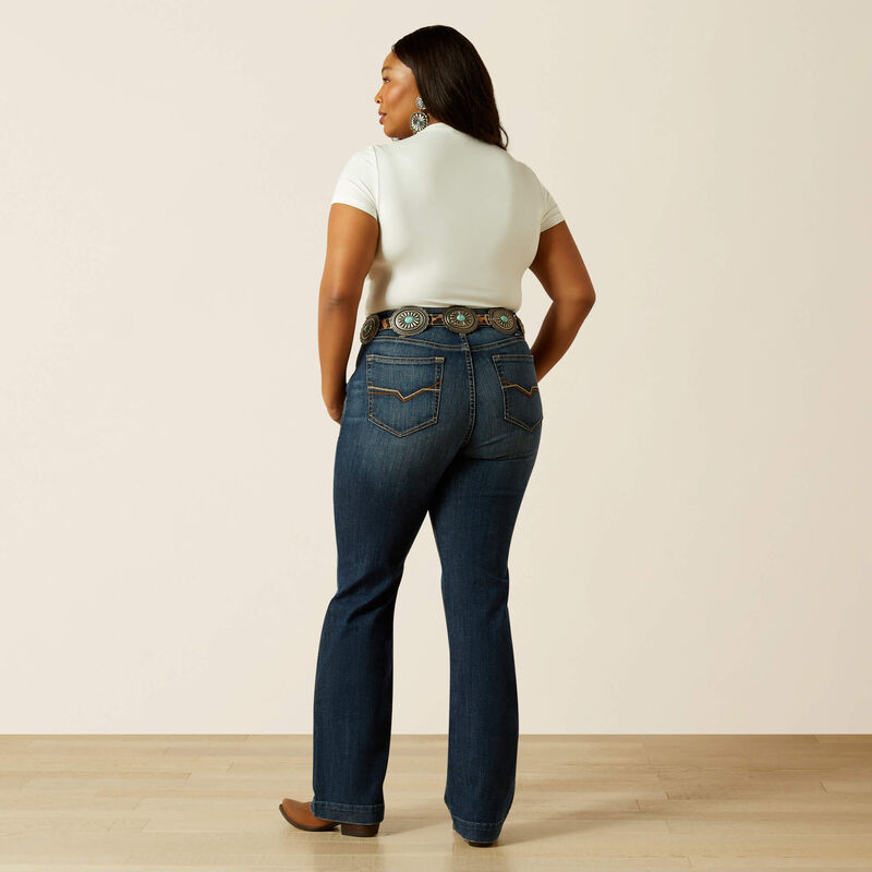 Ariat Women’s Perfect Rise Ruth Slim Trouser Jean in Arkansas (Plus Size)