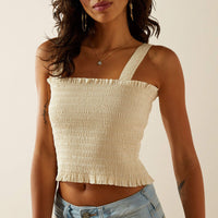 Ariat Women's Darla Tank in Vanilla Ice