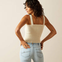 Ariat Women's Darla Tank in Vanilla Ice