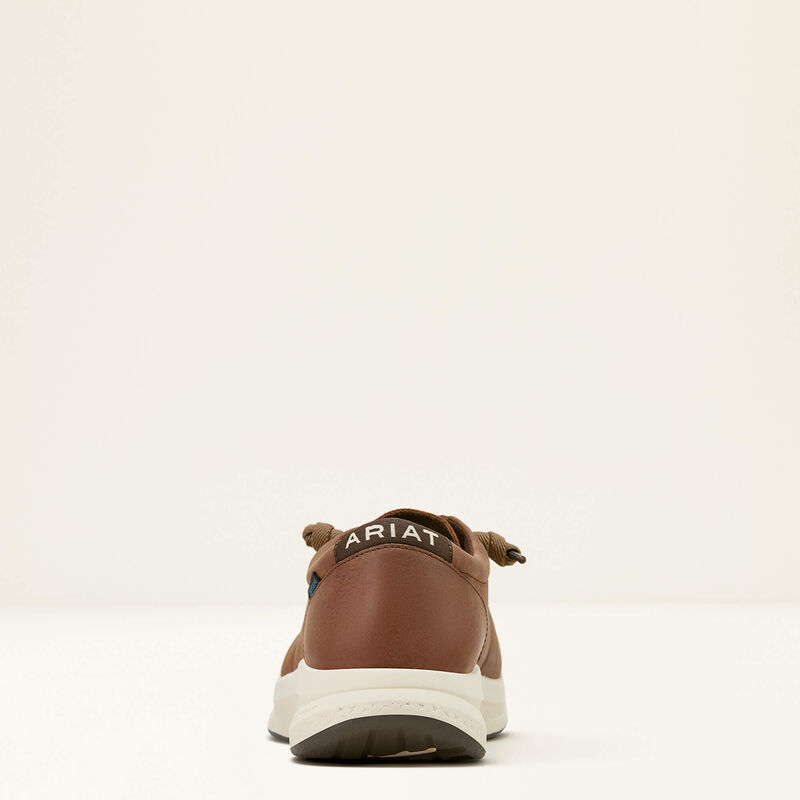 Ariat Men's Buckeye H20 Waterproof Shoe in Reliable Brown & Tan Woven Emboss