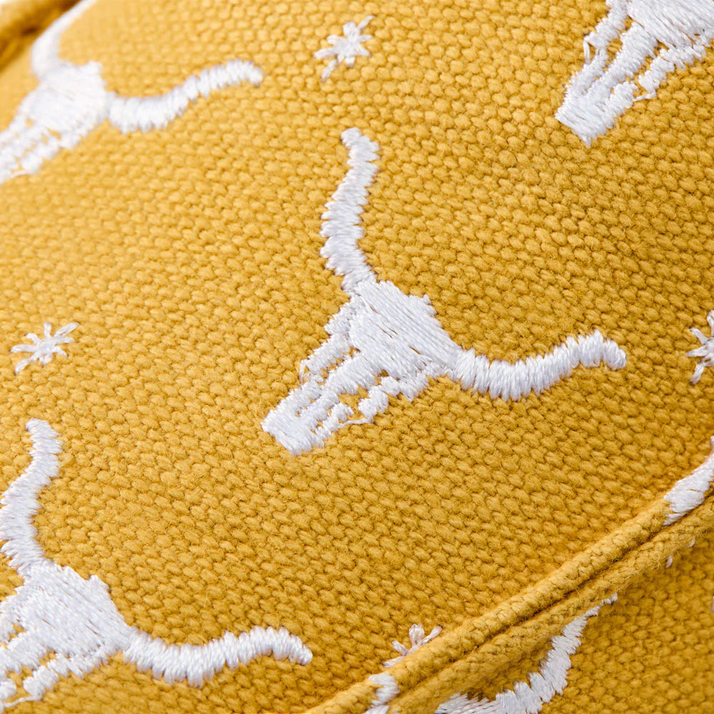 Ariat Women's Hilo Doodle Casual Shoe in Mustard Steer Heads