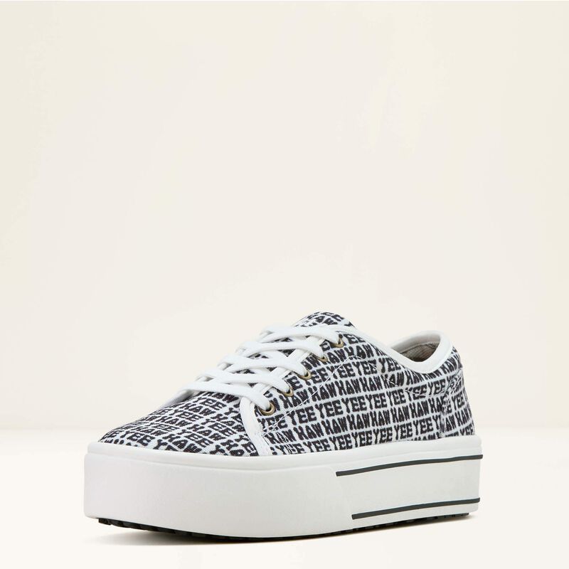 Ariat Women's Skylar Platform Shoe in Yeehaw Print
