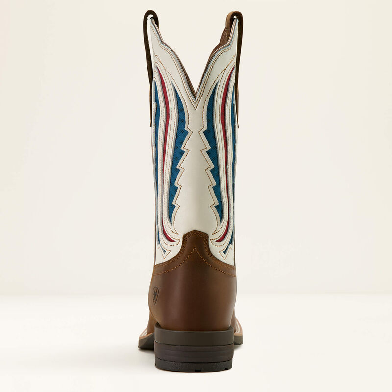 Ariat Women's Hybrid Ranchwork VentTEK 360 Western Boot in Distressed Brown