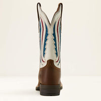 Ariat Women's Hybrid Ranchwork VentTEK 360 Western Boot in Distressed Brown