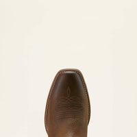 Ariat Men's Hustler Cowboy Boot in Earth/ Brown Bomber