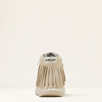 Ariat Women's Hilo High Top Fringe Shoe in Sand Suede