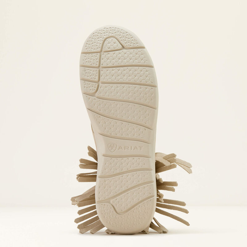 Ariat Women's Hilo High Top Fringe Shoe in Sand Suede