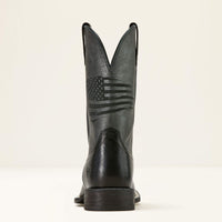 Ariat Men's Circuit Patriot Cowboy Boot in Gunmetal