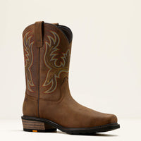 Ariat Men's Ironside Square Toe Steel Toe Work Boot in Rye Brown & Tan