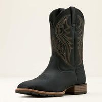 Ariat Men's Hybrid Rancher Cowboy Boot in Jasper Black