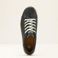 Ariat Women's Skylar Platform Shoe in Black Floral Emboss