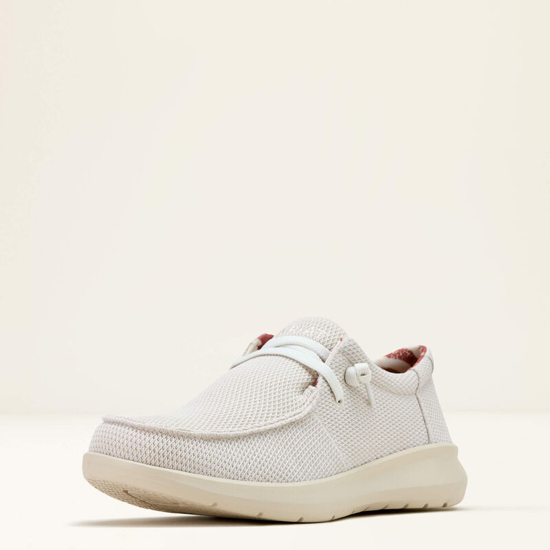 Ariat Men's Hilo Casual Shoe in Cream Mesh