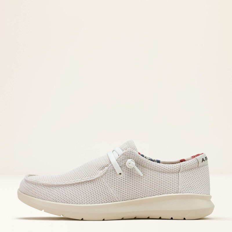 Ariat Men's Hilo Casual Shoe in Cream Mesh