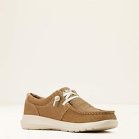 Ariat Women's Hilo Casual Shoe in Tan Woven Emboss