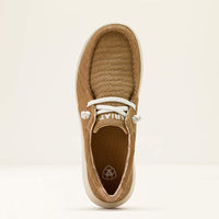 Ariat Women's Hilo Casual Shoe in Tan Woven Emboss