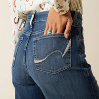 Ariat Women’s Ultra High Rise Rosalie Wide Leg Jean in Natalia