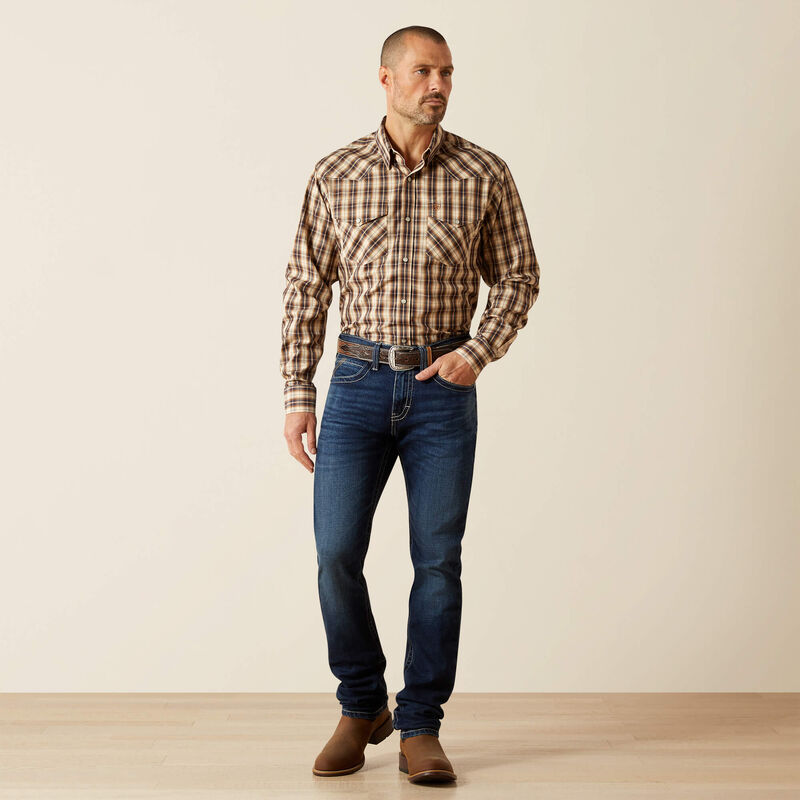 Ariat Men's M8 Modern Jason Slim Leg Jean in Salton