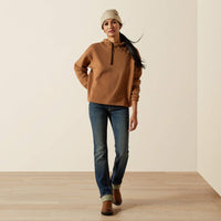 Ariat Women's Essential Logo Hoodie in Toasted Coconut