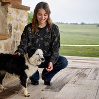 Ariat Women's Essential Crew Neck Sweatshirt in Black Heather