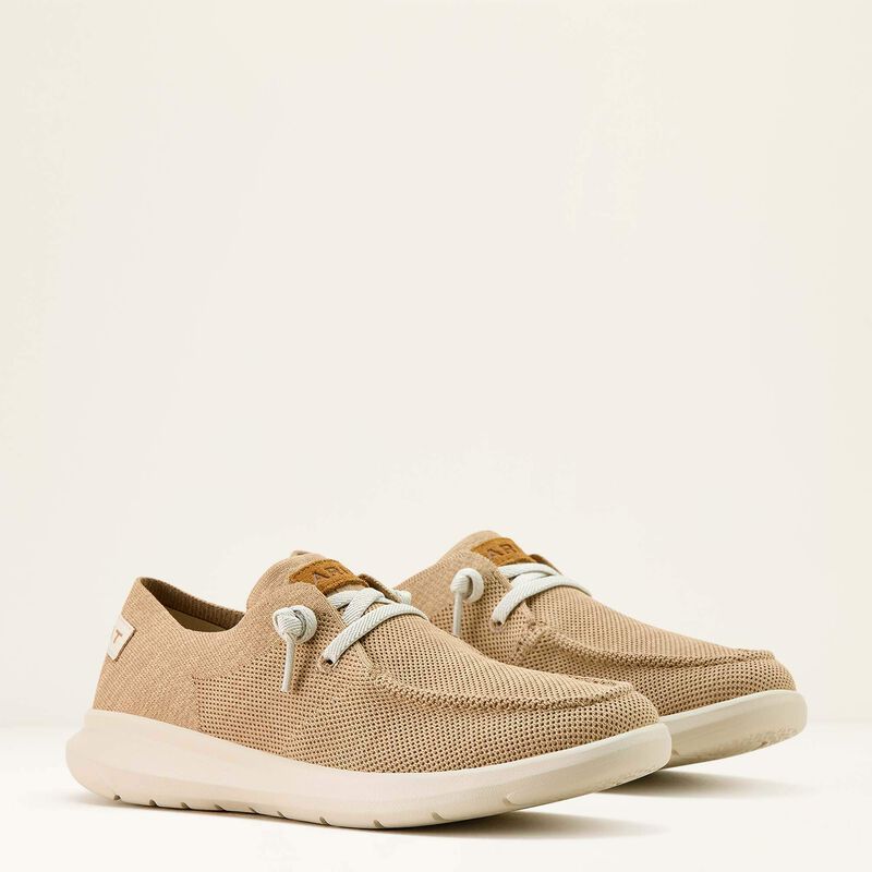 Ariat Women's Hilo Casual Shoe in Heathered Tan Knit