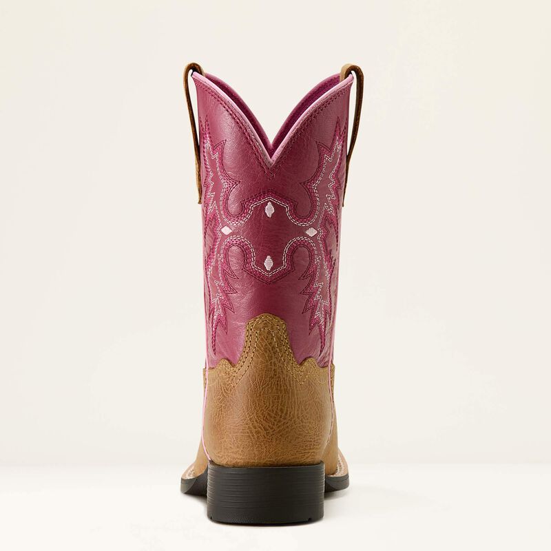 Ariat Kid's Tombstone Western Boot in Cottage & Rosebud