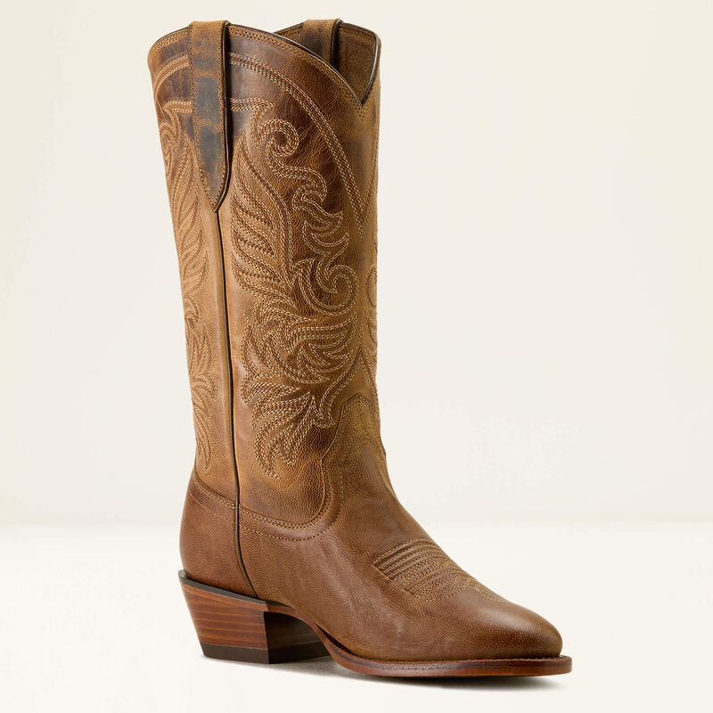 Ariat Women's Louella R Toe Western Boot in Pearl Brown