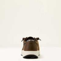 Ariat Men's Buckeye H20 Waterproof Shoe in Dark Brown & Brown Lizard Print