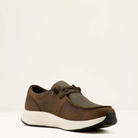 Ariat Men's Buckeye H20 Waterproof Shoe in Dark Brown & Brown Lizard Print