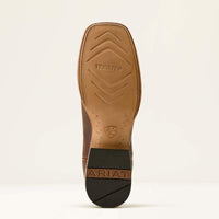 Ariat Men's Sting Snake Print Wide Square Toe Cowboy Boot in Warm Cognac