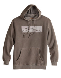 Tin Haul Men's Mountain Hoodie in Brown