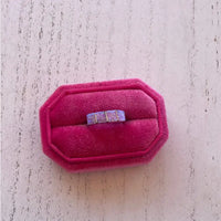 Sterling Silver Pink Stackable Ring