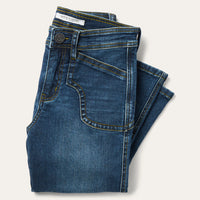 Stetson Women's No. 921 High Rise Western Flare Jean in Medium Wash