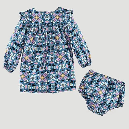 Wrangler Baby & Toddler Southwestern Trapeze Dress