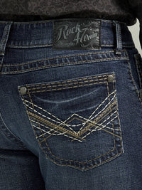 Wrangler Men's Rock 47 Slim Straight Jean In Cowboy Kiss